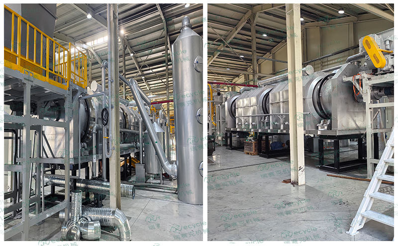 鋰電池回收設備生產(chǎn)線原是物理和熱解工藝的結(jié)合體